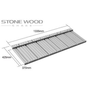 Shadow Wood Roser Stone Wood Shake Композитная черепица